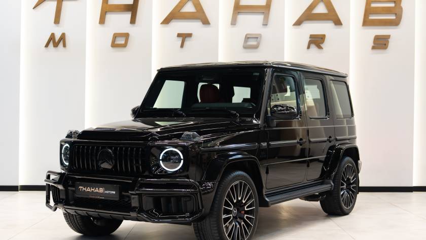 Mercedes-Benz G-Class G 63 AMG - 2025 - Black - Red - Thahab Motors Luxury Car Dealership Dubai