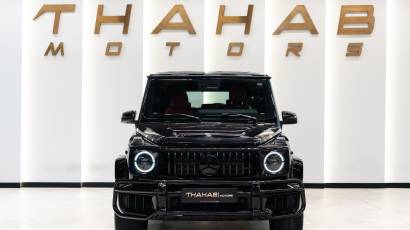 Mercedes-Benz G-Class G 63 AMG - 2025 - Black - Red - Thahab Motors Luxury Car Dealership Dubai