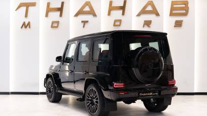 Mercedes-Benz G-Class G 63 AMG - 2025 - Black - Red - Thahab Motors Luxury Car Dealership Dubai