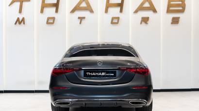 Mercedes-Benz S-Class S 500 4Matic - 2021 - Black - White - Thahab Motors Luxury Car Dealership Dubai