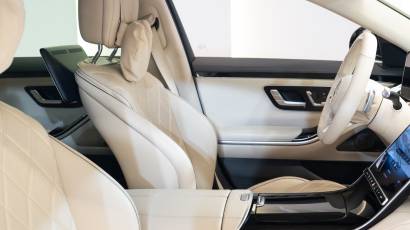 Mercedes-Benz S-Class S 500 4Matic - 2021 - Black - White - Thahab Motors Luxury Car Dealership Dubai