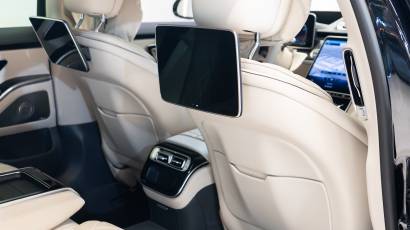 Mercedes-Benz S-Class S 500 4Matic - 2021 - Black - White - Thahab Motors Luxury Car Dealership Dubai